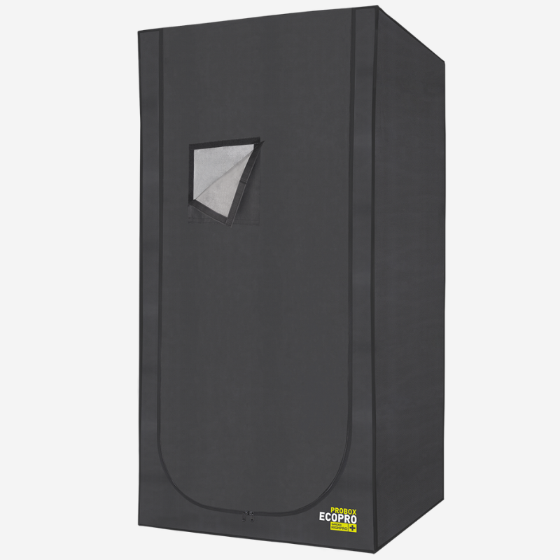 Growbox DiamondBox SL150 mit sichtbarem Sichtfenster und Insektenschutz