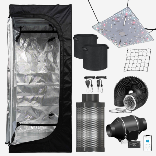 Growbox Komplettset 60x60x180 cm für den Indoor-Anbau
Starten Sie Ihren Indoor-Anbau mit unserem maßgeschneiderten Growbox Komplettset. Perfekt für den Anbau von Cannabis, Tomaten oder anderen Pflanzen, bietet dieses Set alle wesentlichen Komponenten, um eine kontrollierte Umgebung für optimales Wachstum zu schaffen – ideal für Anfänger und erfahrene Gärtner!