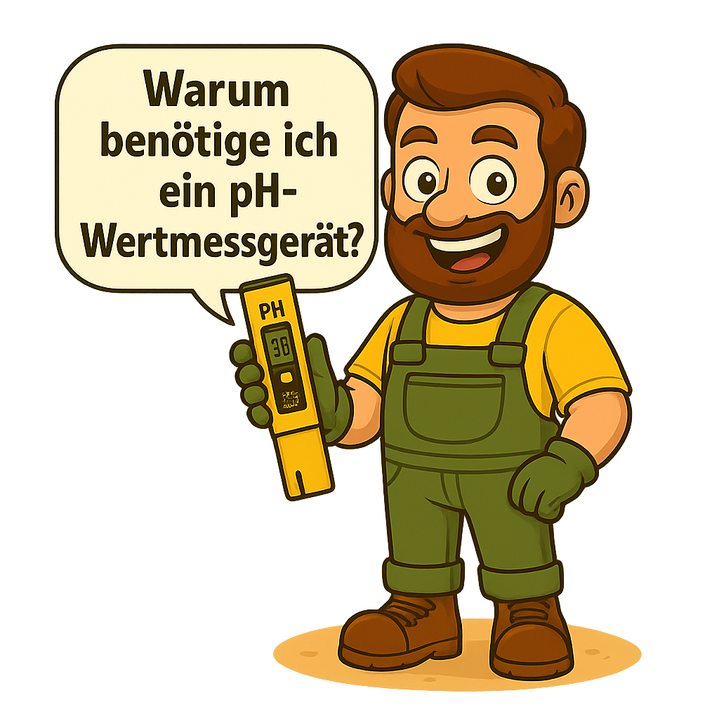 Ein pH-Messgerät ist essenziell, um den Säuregehalt des Gießwassers zu kontrollieren und die Nährstoffaufnahme deiner Pflanzen sicherzustellen.