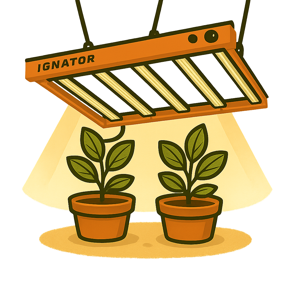 Effiziente LED-Lampen für 100x100 Growzelte. Optimal abgestimmt auf Fläche und Lichtbedarf für gesundes Pflanzenwachstum bei wenig Platz