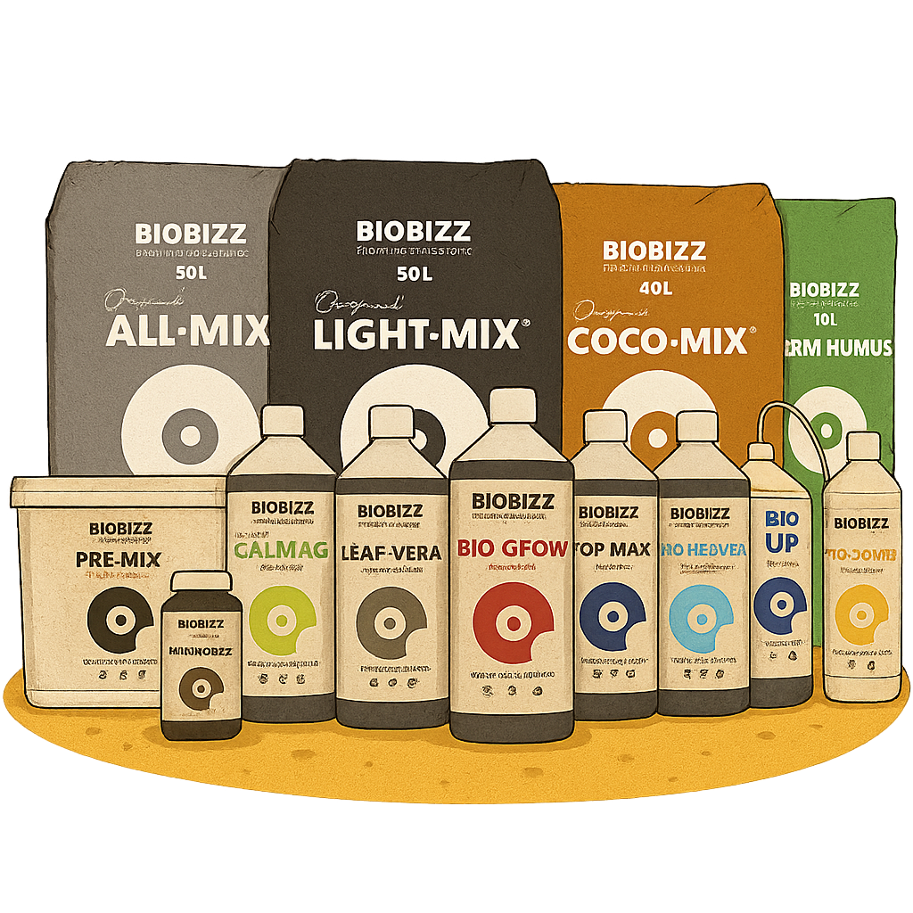 BioBizz Erde, Dünger & Grow-Produkte