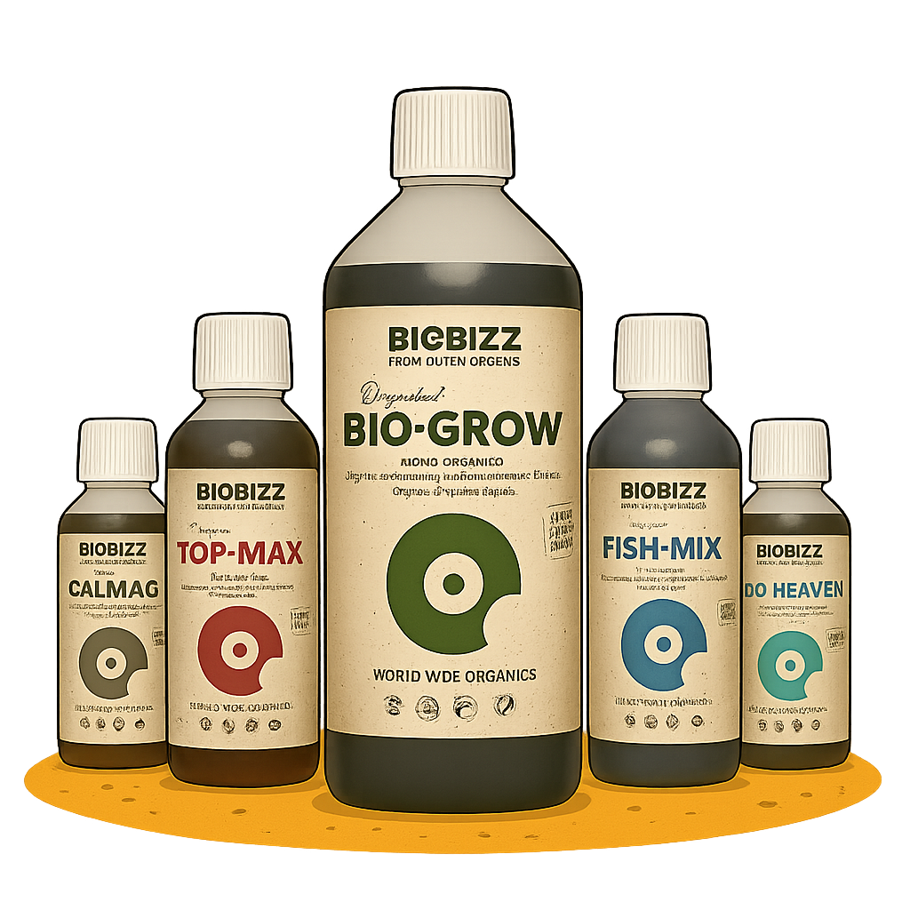 BioBizz steht für 100 % organische Pflanzendünger – perfekt für umweltbewusste Grower im Indoor- und Outdoorbereich. Vom Wachstum bis zur Blüte: Mit BioBizz erreichst du gesunde Pflanzen und höchste Erträge – ganz ohne Chemie.