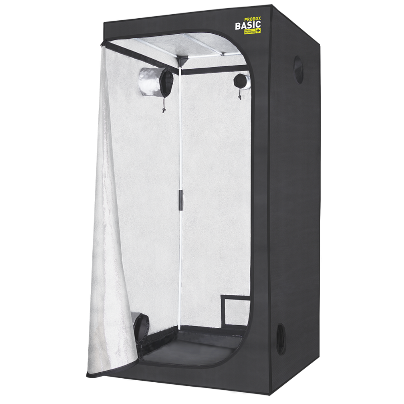 Unsere Growboxen in 120x120 cm bieten großzügigen Raum für den Anbau von bis zu 6 Pflanzen. 