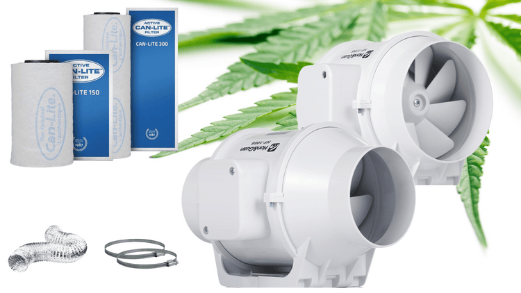 Abluft-Sets für Ihre Growbox