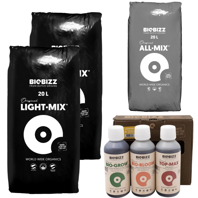 BioBizz Bio Grow, Bio Bloom und Top Max – organische Dünger für starkes Wachstum, üppige Blüte und reiche Ernte
