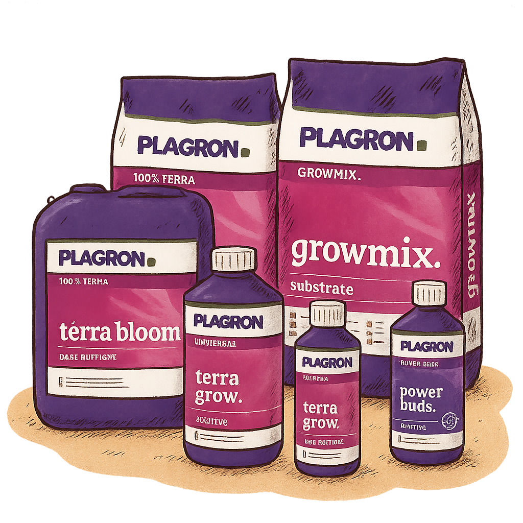 Dünger und Erden von Plagron – für gesundes Wachstum und starke Blütenbildung im Indoor- und Outdoor-Anbau.