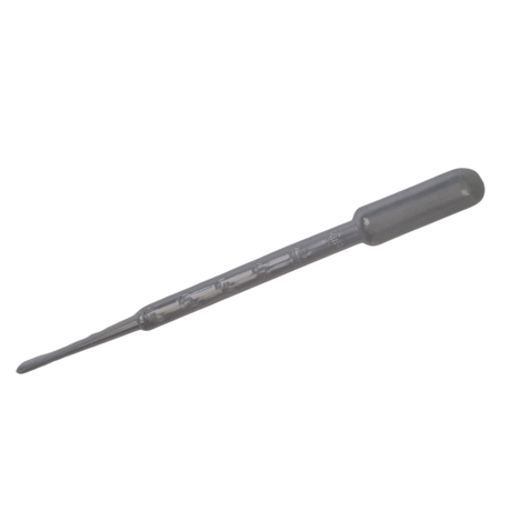 Transparente 3 ml Pipette mit 0,5 ml Teilung zum Dosieren von Flüssigdünger