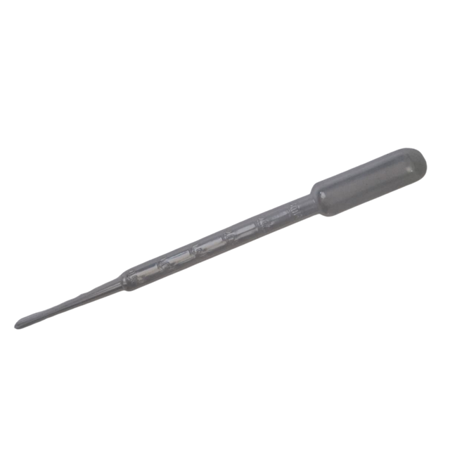 Transparente 3 ml Pipette mit 0,5 ml Teilung zum Dosieren von Flüssigdünger