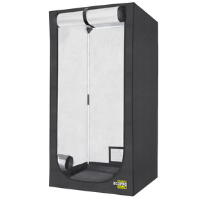 Garden HighPro EcoPro Growbox 80×80×160 cm geöffnet mit reflektierender Mylar-Innenseite und großer Frontöffnung