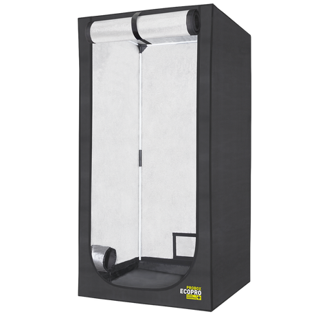 Garden HighPro EcoPro Growbox 80×80×160 cm geöffnet mit reflektierender Mylar-Innenseite und großer Frontöffnung