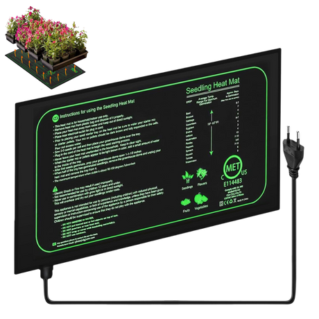 Wasserdichte Heizmatte für Pflanzen – Energieeffiziente Lösung für die Anzucht von Cannabis, Gemüse und Blumen.