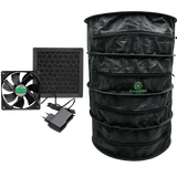 EasyGrow HerbDryer Regular mit Aktivkohlefilter, Lüfter und Netzteil – Komplettset zum geruchsfreien Trocknen von Kräutern