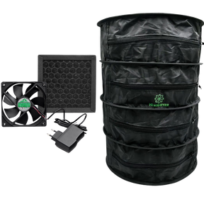 EasyGrow HerbDryer Regular mit Aktivkohlefilter, Lüfter und Netzteil – Komplettset zum geruchsfreien Trocknen von Kräutern