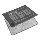 Isolierte Heizmatte ROOT!T in der Größe 35 × 25 cm, ideal für den Einsatz in Anzuchtboxen oder Growzelten mit EU-Stecker.