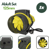 Leistungsstarker Rohrventilator 125mm mit zwei Geschwindigkeitsstufen – effizienter Luftabzug für Indoor Grow Setups