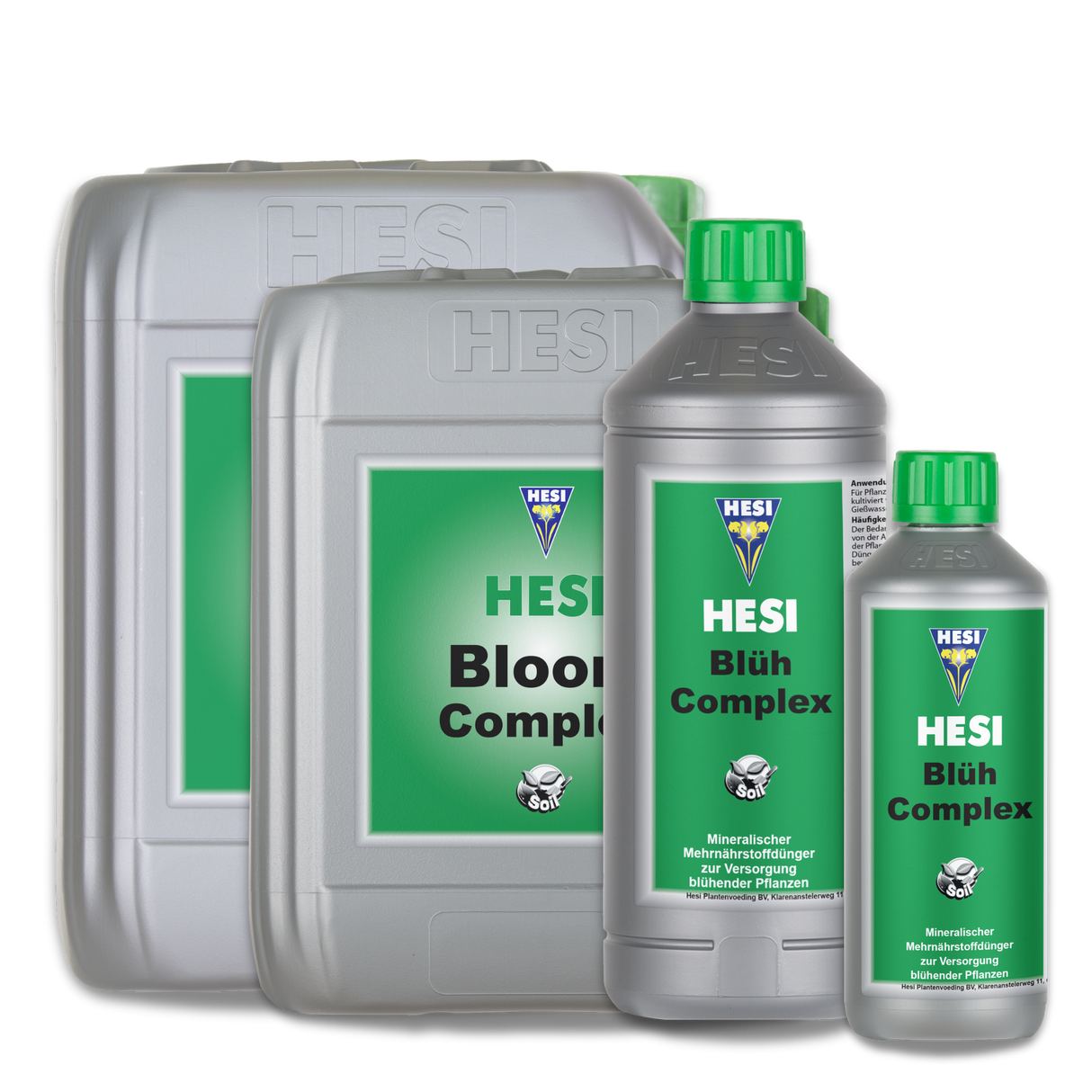 HESI Blüh Complex Blütedünger in verschiedenen Flaschengrößen