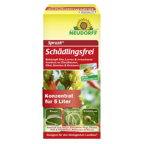 Neudorff Spruzit Schädlingsfrei 50 ml Konzentrat gegen Blattläuse, Thripse und weitere Pflanzenschädlinge