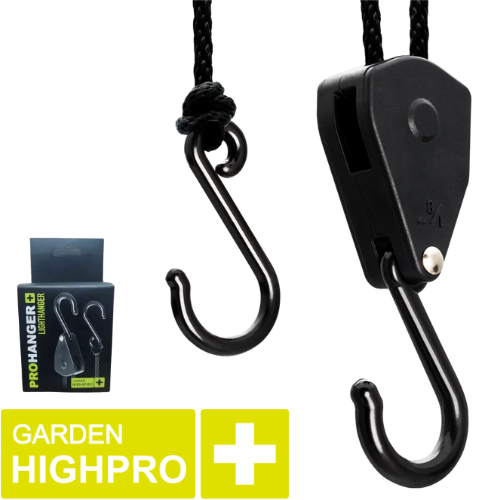 Komplettes Aufhängeset von Garden Highpro – ideal für Lampen oder Aktivkohlefilter