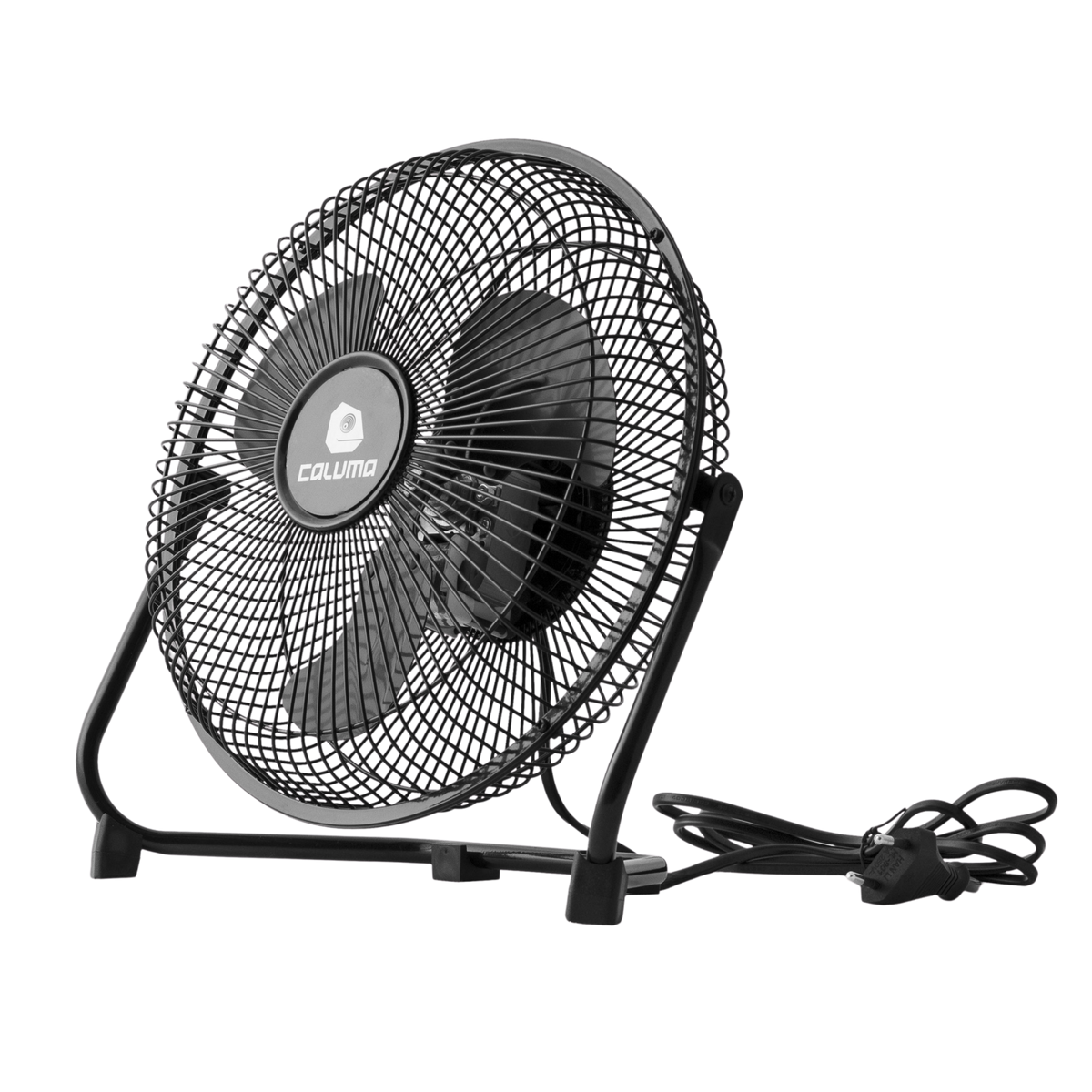 Der kompakte Caluma Bodenventilator mit 20 cm Durchmesser, 20 W und zwei Geschwindigkeitsstufen sorgt in kleinen Growboxen für zuverlässige Umluft.