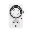 Analoge Zeitschaltuhr 16A mit 24-Stunden-Drehrad für Growlampe und Abluft