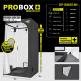 Flexibler Proflex Abluftschlauch 5m in der Growbox 80x80x180 cm installiert