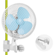 Clipventilator mit stabilem Clip, montiert an Zeltstange