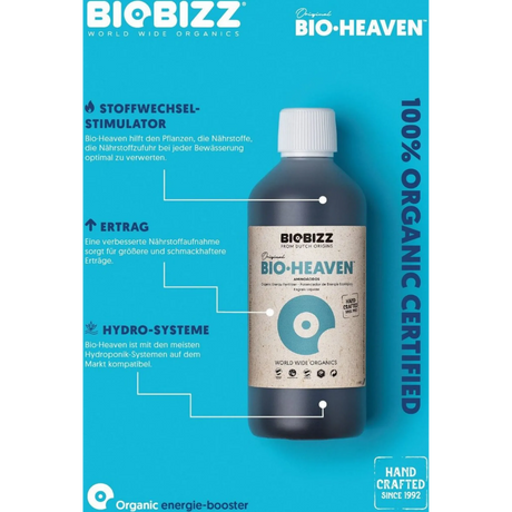 Infografik zur Wirkung von Bio·Heaven als Stoffwechselstimulator