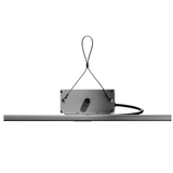 Seitenansicht der Caluma LED 150W – Dimmersteuerung gut sichtbar an der Rückseite