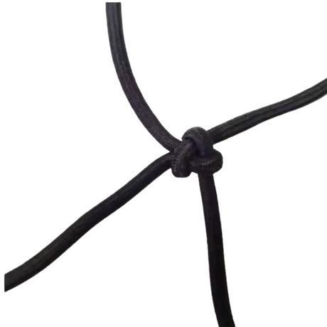 Detailansicht elastisches Ranknetz, stabile und hochwertige Knotenverbindung