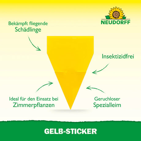 Neudorff Gelb-Sticker 10 Stück