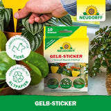 Gelb-Sticker im Einsatz, geeignet für Haustierhaushalte, umweltfreundlich verpackt in Altpapier