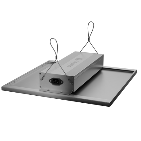 Grow-LED Caluma Force 150W – Anschlussmodul mit Netzkabel und Aufhängung von hinten