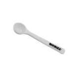 Weißer Dosierlöffel mit Biobizz-Logo, ideal zur Anwendung von Biobizz Microbes Pulver.