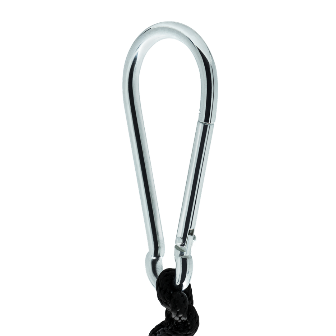 Detailaufnahme XL-Karabinerhaken des Prohanger Sets