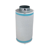 Caluma Aktivkohlefilter mit Vorfilter und doppelter Befestigungsöse zur zuverlässigen Geruchsbeseitigung bei Indoor-Grows.