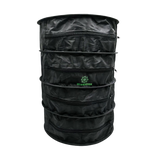 Frontalansicht des HerbDryer Regular – 4 Ebenen mit Reißverschlüssen für gleichmäßige Kräutertrocknung