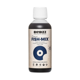 Freigestelltes Produktbild von Biobizz Fish-Mix 250ml auf weißem Hintergrund.