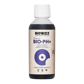 Nahaufnahme Biobizz Bio·PH+ 250ml – Flasche freigestellt