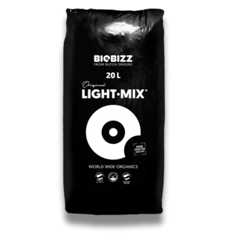 BioBizz Light·Mix 20 L leicht vorgedüngtes Substrat für Sämlinge Stecklinge und Jungpflanzen