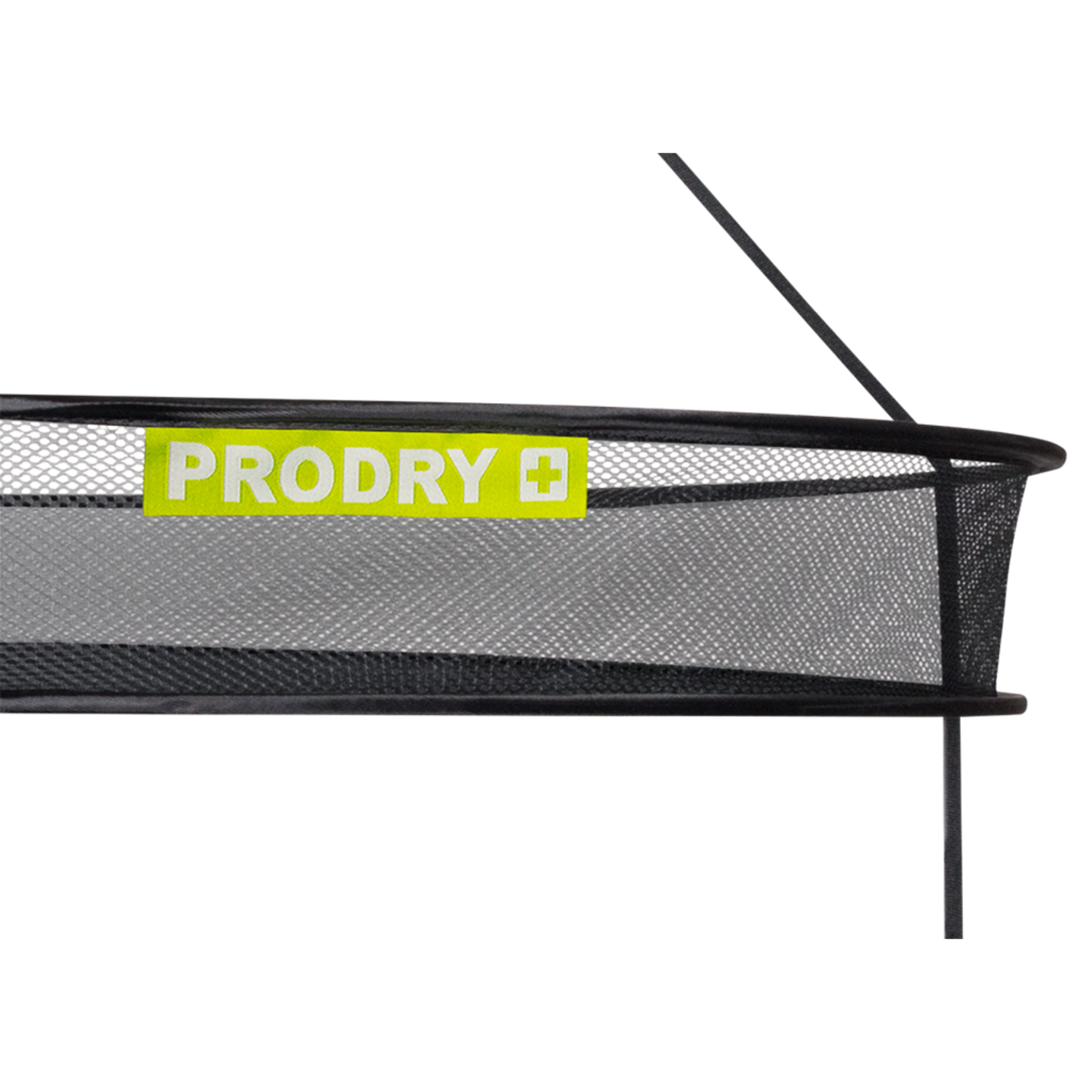Detailansicht des feinmaschigen Garden HighPro PRODRY Trockennetzes mit Logo