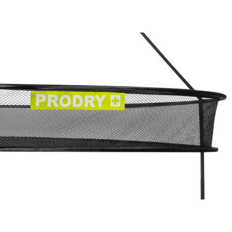 Detailansicht des feinmaschigen Garden HighPro PRODRY Trockennetzes mit Logo