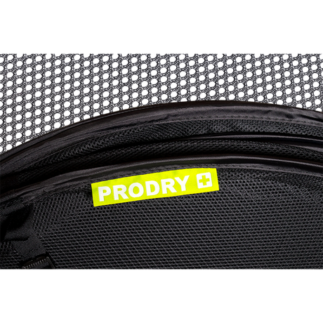 Zusammengefaltetes Garden HighPro PRODRY Trockennetz mit Markenlogo