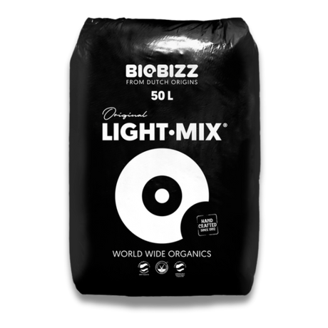 BioBizz Light·Mix 50 L Sack als organisches Basissubstrat für Indoor Balkon und Garten