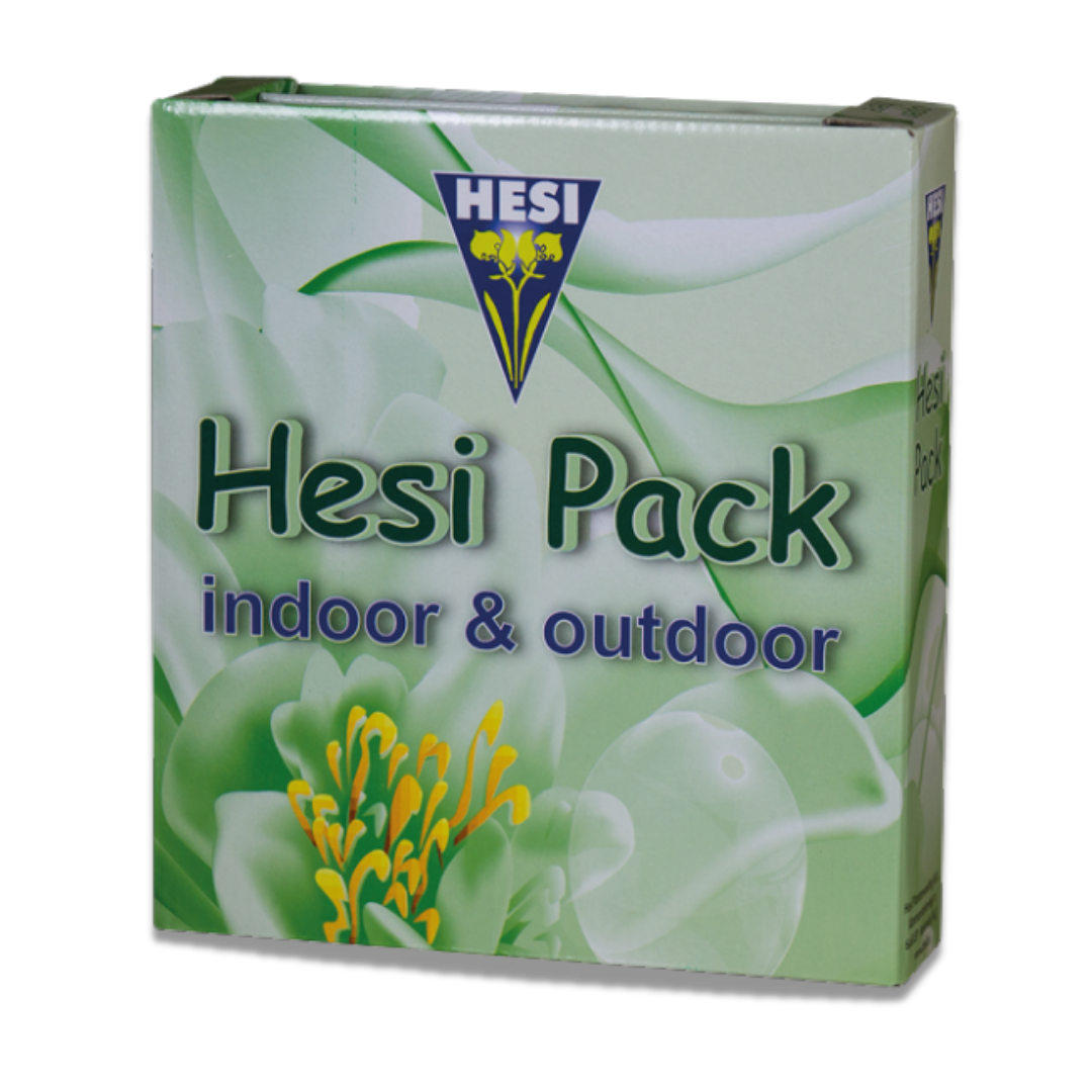 Verpackung des Hesi Pack indoor & outdoor als Zubehör für ein Auto-Indoor-Grow-Set