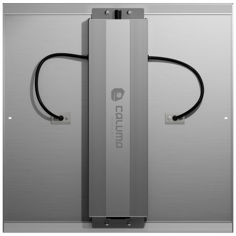 Oberseite der Caluma LED Force 240W mit robustem Treiber und Caluma-Logo