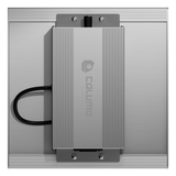 Oberansicht der Caluma LED Force 75W – Treibergehäuse mit Logo und Kabelanschluss