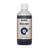 Freigestelltes Produktbild von Biobizz Fish-Mix 500ml auf weißem Hintergrund.