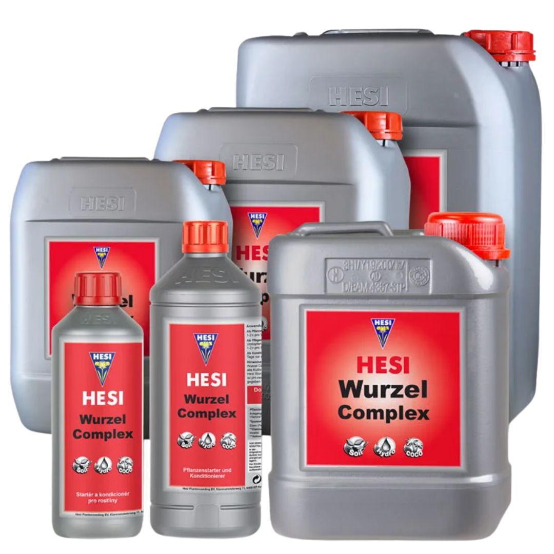 HESI Wurzel Complex in allen verfügbaren Größen von 0,5L bis 20L.
