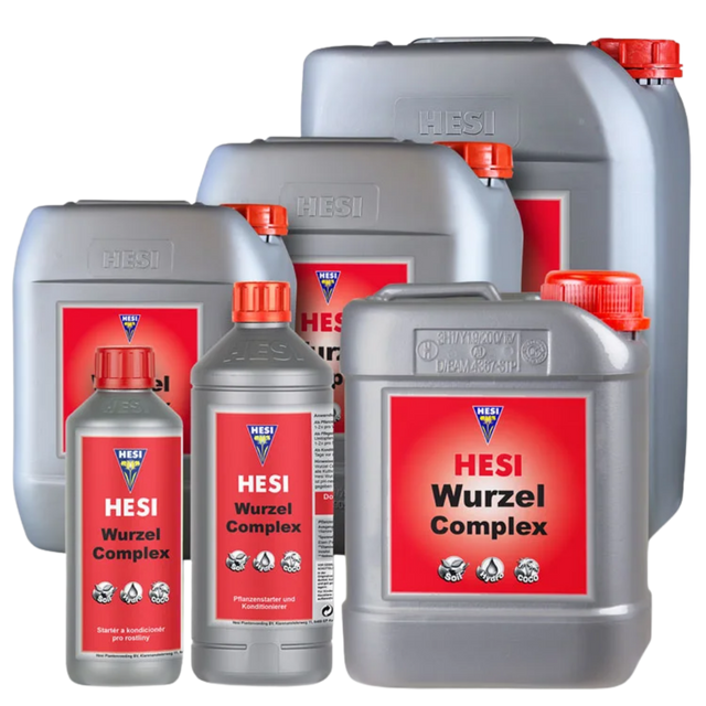 HESI Wurzel Complex in allen verfügbaren Größen von 0,5L bis 20L.