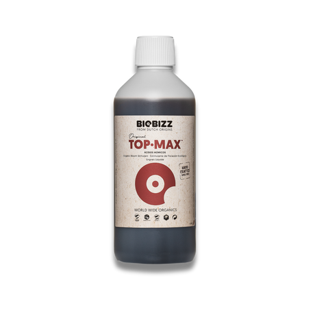 BioBizz Top-Max 500 ml organischer Blütestimulator mit Humin- und Fulvosäuren für üppige Blüten